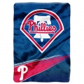 Philadelphia Phillies MLB "Speed" 60" x 80" Super Plush Throw