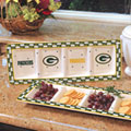 Green Bay Packers NFL Gameday Ceramic Relish Tray