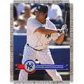 Johnny Damon 48" x 60" Woven Jacquard Throw