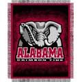 Alabama Crimson Tide "Focus" 48" x 60" Woven Jacquard Throw