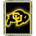 Colorado Buffalo "Focus" 48" x 60" Woven Jacquard Throw