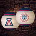 Arizona Wildcats NCAA College 18" Rice Paper Lamp