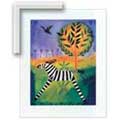Zebra - Framed Print