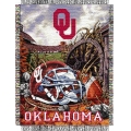 Oklahoma Sooners NCAA College "Home Field Advantage" 48"x 60" Tapestry Throw