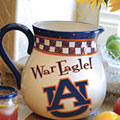Auburn Tigers NCAA College 14" Gameday Ceramic Chip and Dip Platter