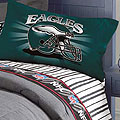 Philadelphia Eagles Full Size Pinstripe Sheet Set