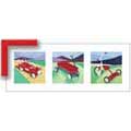 Little Red Riding Toys - Contemporary mount print with beveled edge