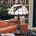 Washington Capitals NHL Stained Glass Table Lamp