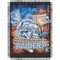 Oakland Raiders "Home Field" 48" x 60" Woven Tapestry Throw
