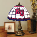 Kansas Jayhawks NCAA College Stained Glass Tiffany Table Lamp