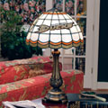 Anaheim Mighty Ducks NHL Stained Glass Table Lamp
