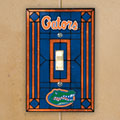 Florida Gators NCAA College Art Glass Single Light Switch Plate Cover