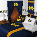 Michigan Wolverines Side Lines Comforter / Sheet Set
