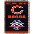Chicago Bears NFL "Commemorative" 48" x 60" Tapestry Throw