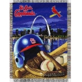St. Louis Cardinals MLB "Home Field Advantage" 48" x 60" Tapestry Throw