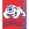 Fresno State Bulldogs "Stripes" 50" x 60" Super Plush Throw