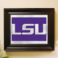 LSU Louisiana State Tigers NCAA College Laser Cut Framed Logo Wall Art