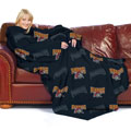 MLB Pittsburgh Pirates Comfy Throw Blanket with Sleeves