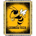 Georgia Tech Yellowjackets "Focus" 48" x 60" Woven Jacquard Throw
