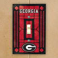 Georgia UGA Bulldogs NCAA College Art Glass Single Light Switch Plate Cover
