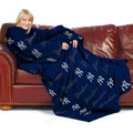 MLB New York Yankees Comfy Throw Blanket with Sleeves