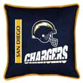 San Diego Chargers Side Lines Toss Pillow