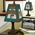 Miami Dolphins NFL Art Glass Table Lamp