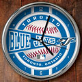 Toronto Blue Jays MLB 12" Chrome Wall Clock
