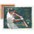 The Batter - Contemporary mount print with beveled edge