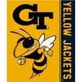Georgia Tech Yellowjackets "Stripes" 50" x 60" Super Plush Throw