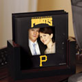 Pittsburgh Pirates MLB Art Glass Photo Frame Coaster Set