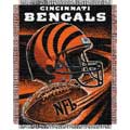 Cincinnati Bengals "Spiral" 48" x 60" Woven Jacquard Throw