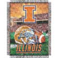 Illinois Illini "Home Field" 48" x 60" Woven Tapestry Throw