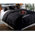 Cincinnati Bengals NFL Twin/Full Chenille Embroidered Comforter Set 64" x 86" with 2 Shams 24" x 30"