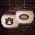 Auburn Tigers NCAA College 18" Rice Paper Lamp