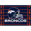 Denver Broncos 39" x 59" Tufted Acrylic Rug