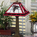 Atlanta Falcons NFL Mission Style Stained Glass Lamp