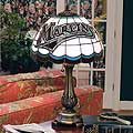 Florida Marlins MLB Stained Glass Table Lamp