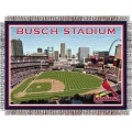 New Busch Stadium MLB "Stadium" 48" x 60" Tapestry Throw