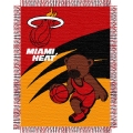 Miami Heat NBA Baby 36" x 46" Triple Woven Jacquard Throw