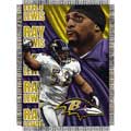 Ray Lewis 48" x 60" Woven Tapestry Throw