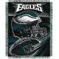 Philadelphia Eagles NFL "Spiral" 48" x 60" Triple Woven Jacquard Throw