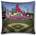 St. Louis Cardinals MLB "Stadium" 18"x18" Dye Sublimation Pillow