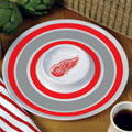 Detroit Redwings NHL 14" Round Melamine Chip and Dip Bowl