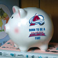 Colorado Avalanche NHL Ceramic Piggy Bank