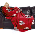 NFL St. Louis Cardinals Comfy Throw Blanket with Sleeves