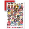 Peace in the World N/A - Framed Canvas