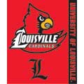 Louisville Cardinals "Stripes" 50" x 60" Super Plush Throw