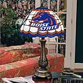 Boise State Broncos NCAA Stained Glass Table Lamp