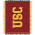 USC University of Southern California Trojans "Focus" Woven Jacquard Throw